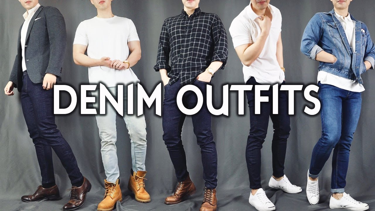 7 Ways To ROCK Denim Jeans | Denim Outfit Ideas For Men