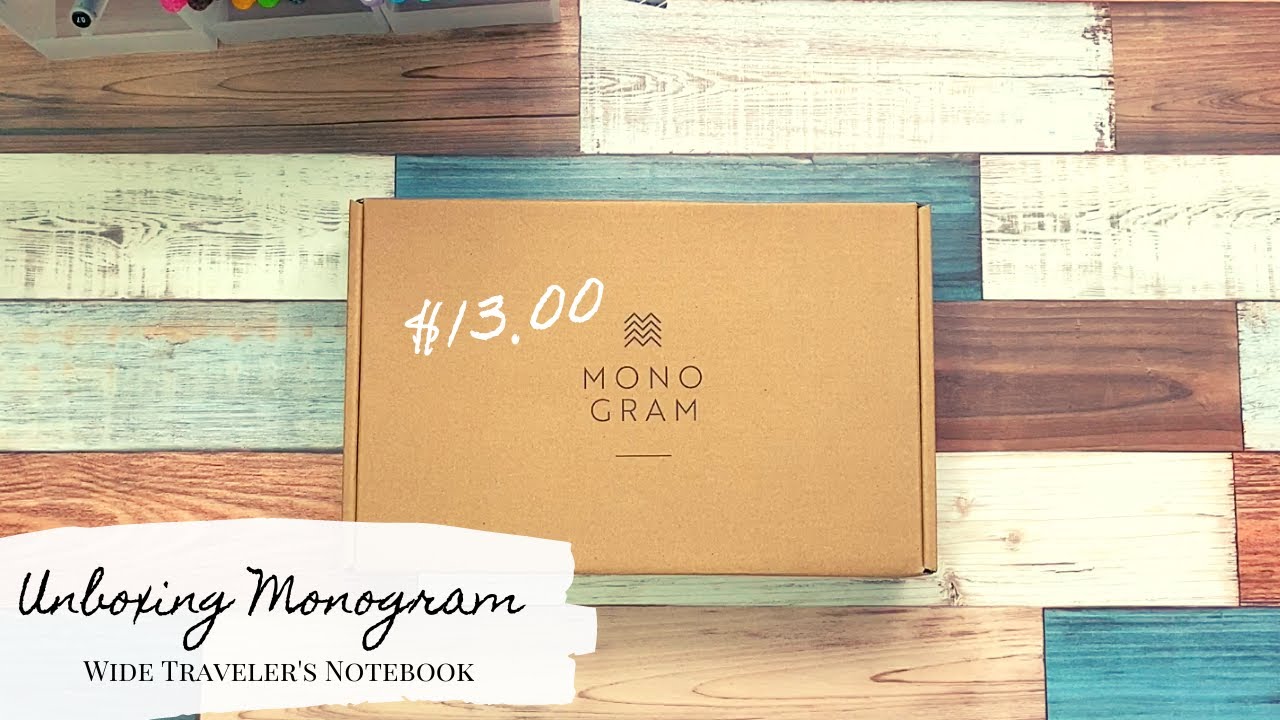 Unboxing Monogram Wide Traveler's Notebook
