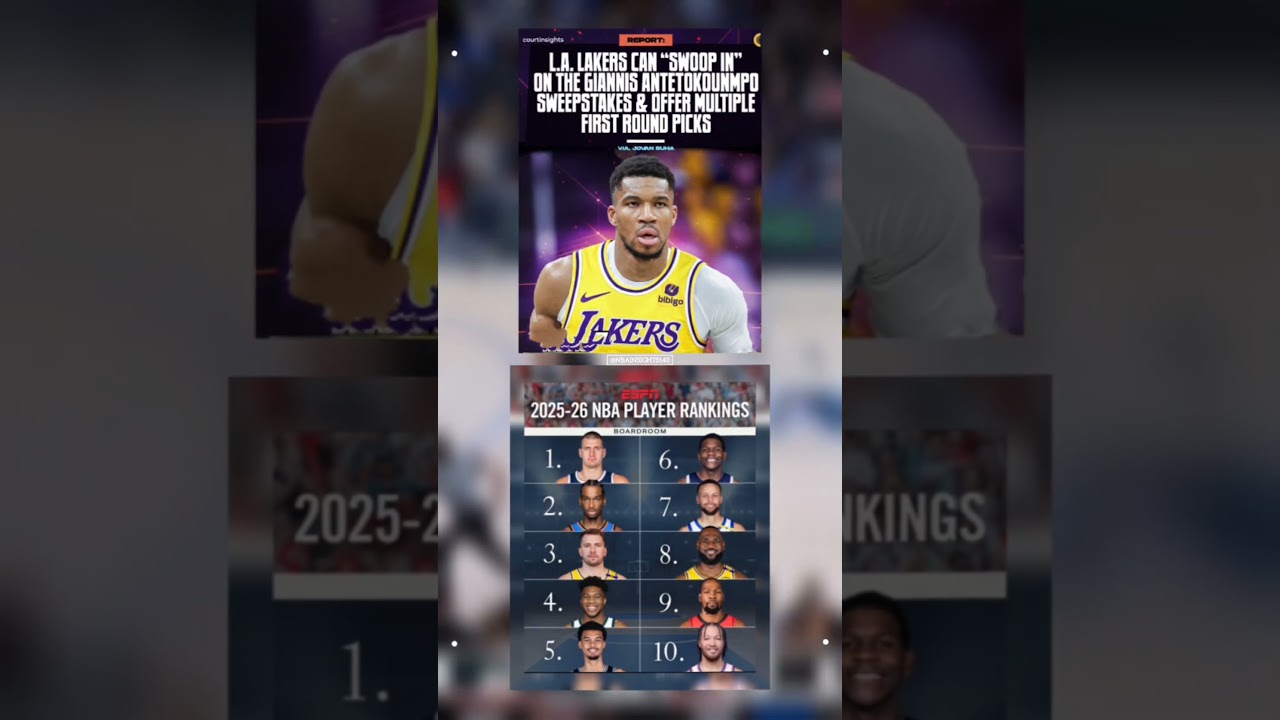 Lakers Could Trade for Giannis Antetokounmpo 👀 | Multiple First-Round Picks in Play | NBA News 2025