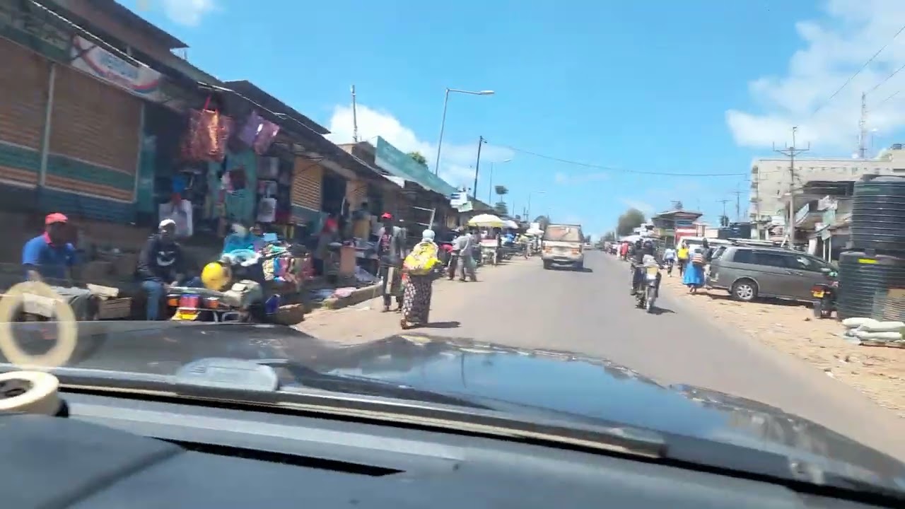 Kangema town is beautiful travel with Dimples.