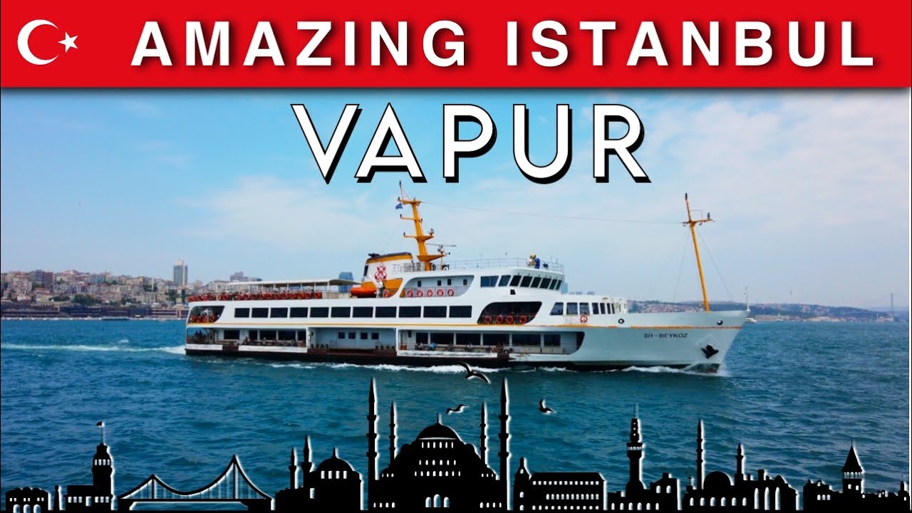 Istanbul | 🇹🇷 Vapur 🛳 classic Bosphorus transit | June 2022 | 4K HD•60 fps