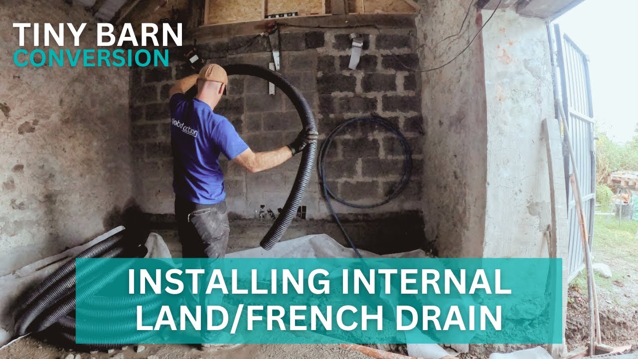 Installing an Internal French / Land Drain (Full Process & Materials!)