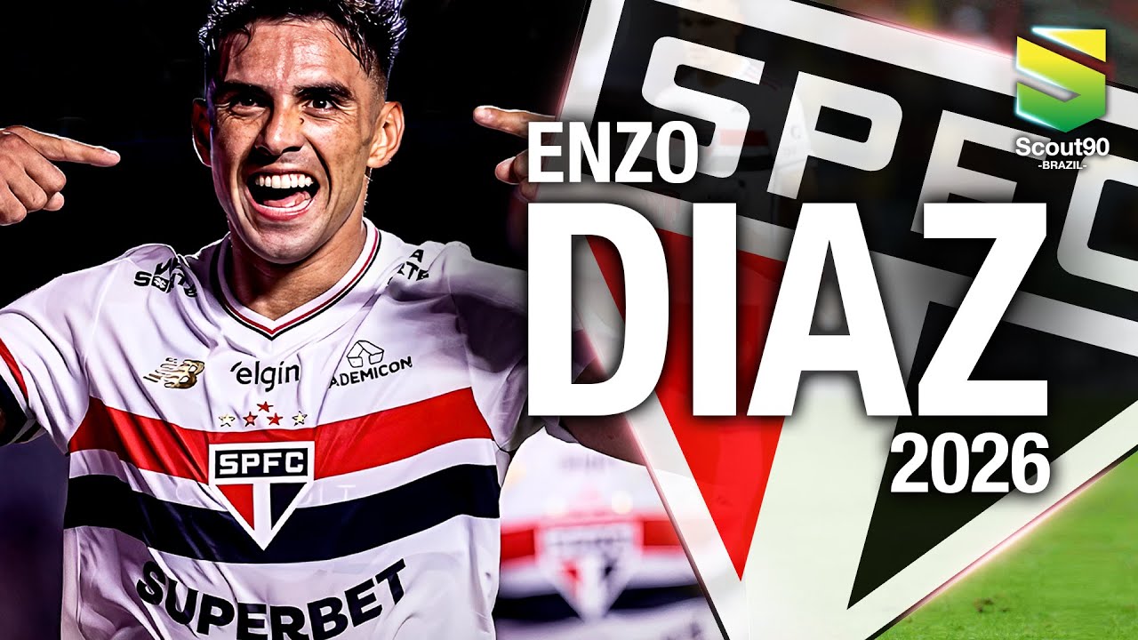 Enzo Díaz 2026 - Desarmes, Assistências & Gols pelo São Paulo | HD