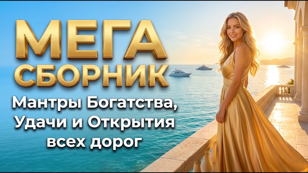 МЕГА СБОРНИК: Мантры Богатства, Удачи и Открытия всех дорог | WEALTH MANTRAS MIX