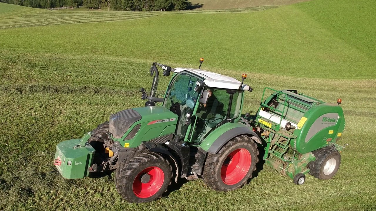 3. Schnitt 2019 Pressen [Fendt 312 Vario ]