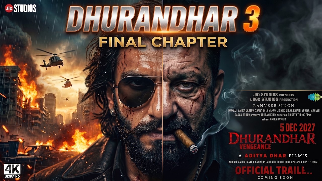 DHURANDHAR 3 &ndash; FINAL CHAPTER (2026) | Epic Bollywood AI Trailer | The End Begins
