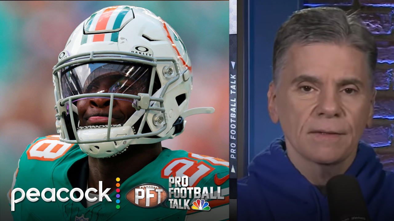 De&rsquo;Von Achane &lsquo;drew a line in the sand&rsquo; with the Miami Dolphins | Pro Football Talk | NFL on NBC