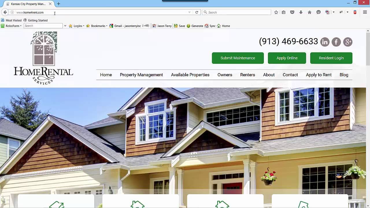 Home Rental Services - Online Application Instructional Video