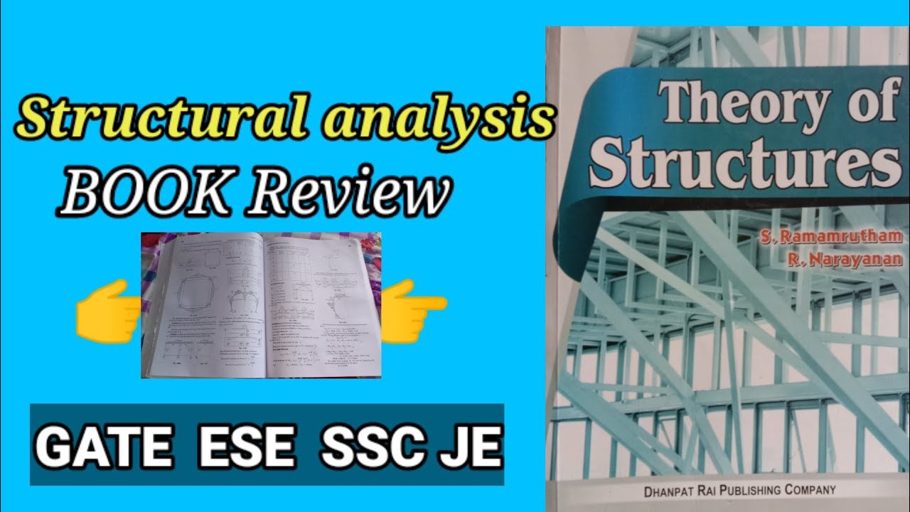 Best book for Structural Analysis | GATE ESE and other compititive exam | TBS