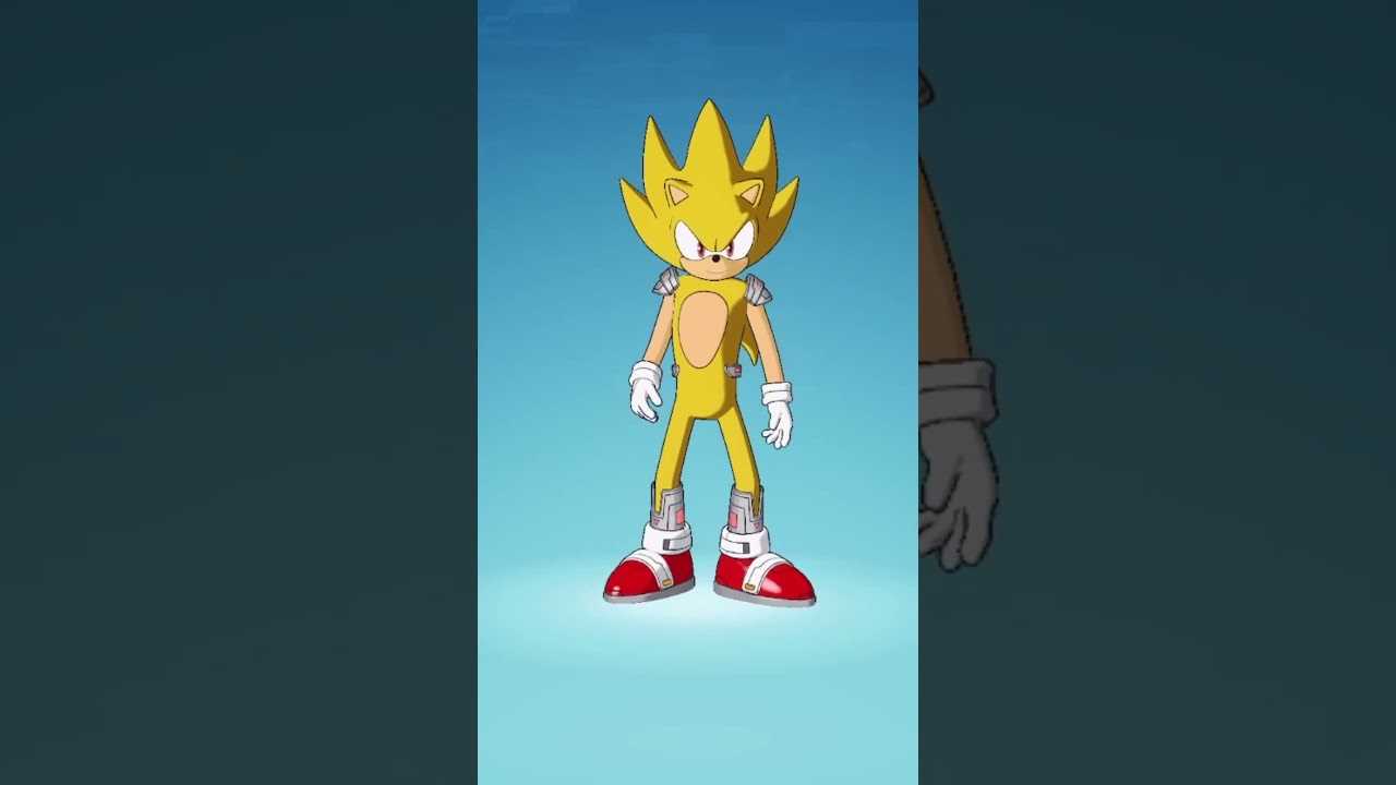 Пасхалка с эмоцией Супер Соника! (Sonic x Fortnite)