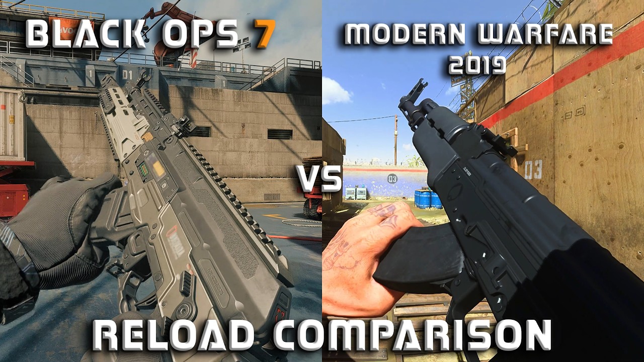 CALL OF DUTY BLACK OPS 7 [SS2] VS MODERN WARFARE 2019 : RELOAD COMPARISON 4K