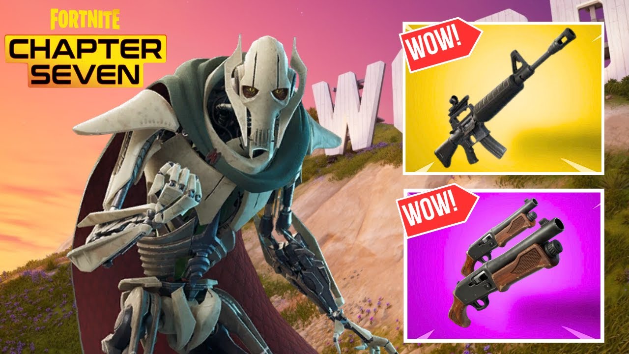 Fortnite Solo Zero Build Gameplay General Grievous Skin Chapter 7