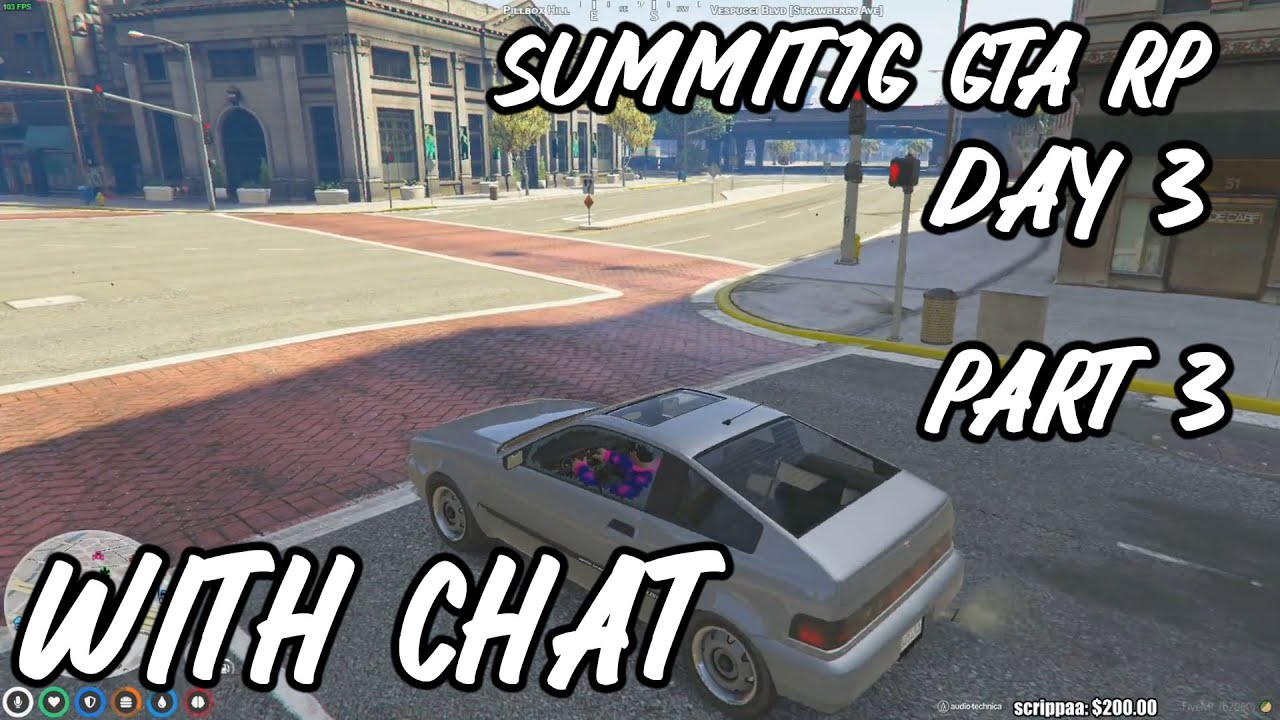 Summit1g plays GTA 5 RP DAY 3 with chat [PART 3]
