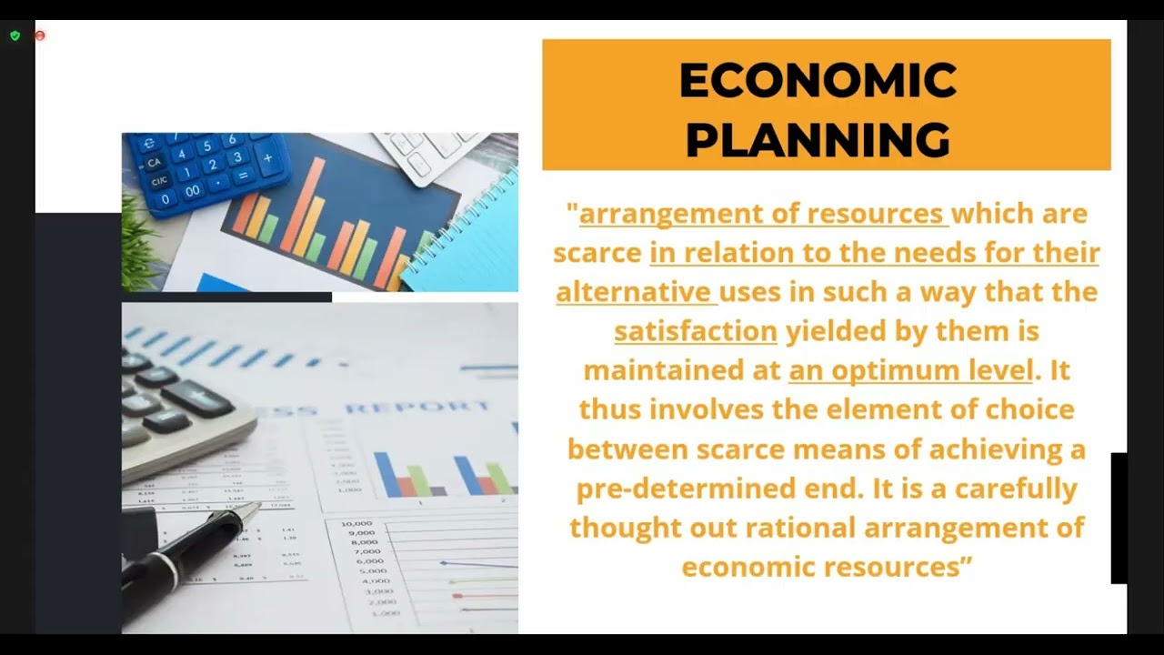 Economic Planning - ENP Board Exam Review Online Lecture