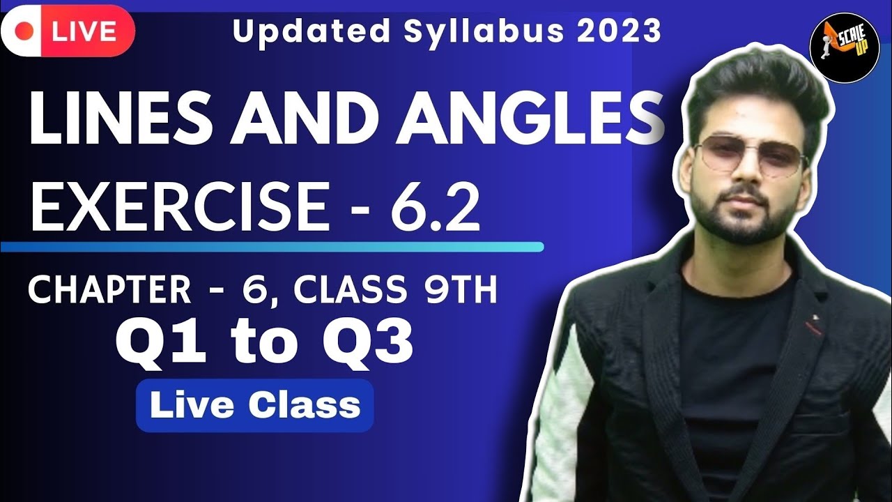 Exercise 6.2 Q1 to Q3 | Lines and Angles | Chapter - 6 | Class 9th | Math Ncert | CBSE 2023