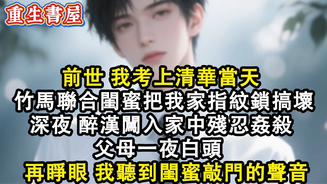 【重生爽文】前世 我考上清華當天 竹馬聯合閨蜜把我家指紋鎖搞壞 深夜一個醉漢闖入家中殘忍姦殺  父母一夜白頭 再睜眼 我聽到閨蜜敲門的聲音#小說 #重生故事 #爽文