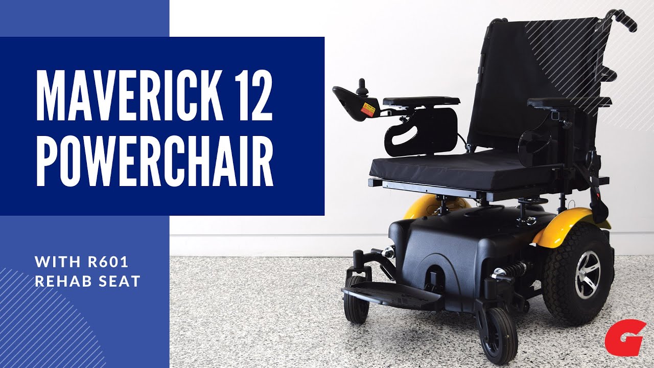 GMobility: Merits Maverick 12 with R601 Rehab Seat Power Wheelchair