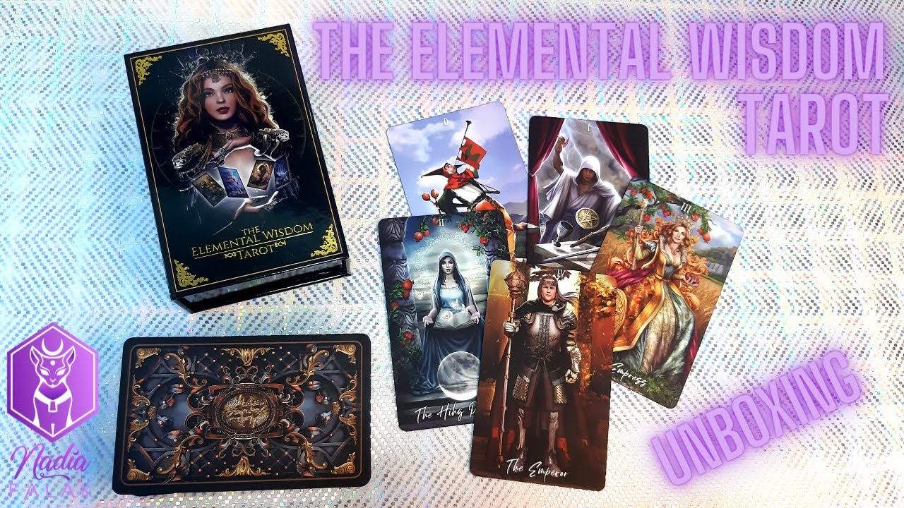 THE ELEMENTAL WISDOM TAROT 😍 Unboxing y Reseña en Español 💜 Nadia Falak