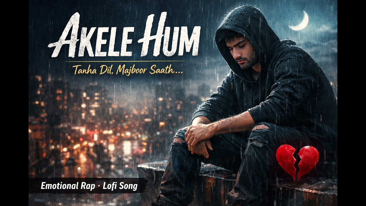 Akele Hum — Emotional Rap Lofi | Sad Hindi Rap Song | Heartbreak & Hustle