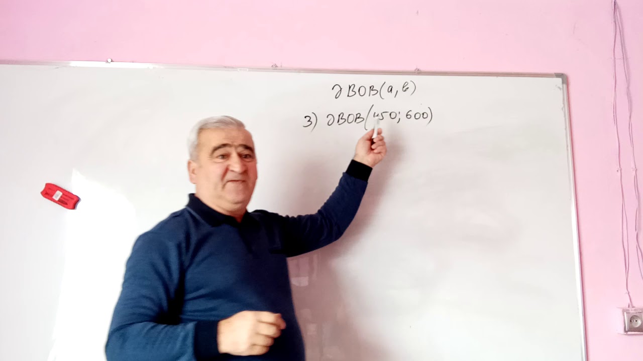 ƏKOB və ƏBOB-un müxtəlif üsullarla  tapılması