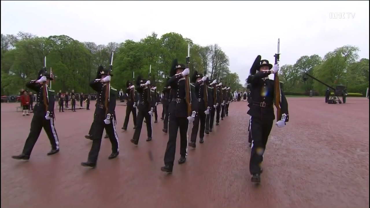 Drilltroppen 2021 - Slottsplassen 17. Mai 2021