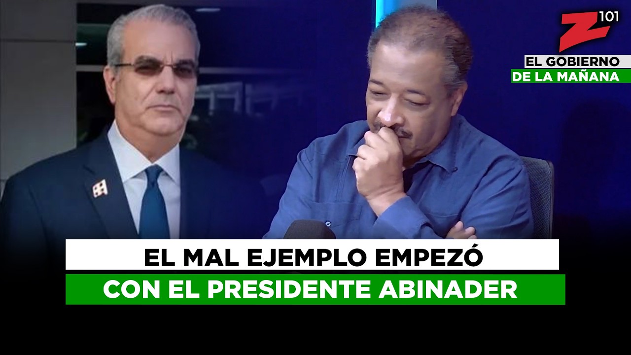 Roberto Rosario: El mal ejemplo empezó con el presidente Abinader