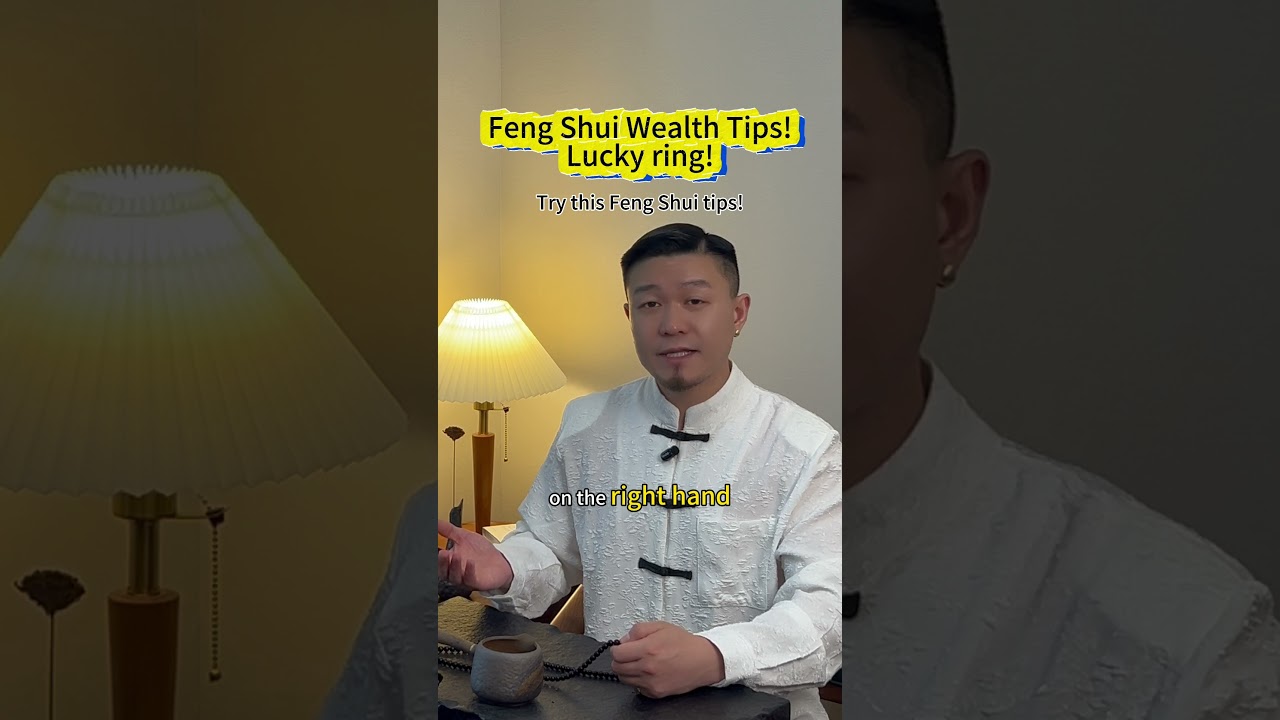 Do you know about the lucky ring? #lucky #fengshui #fengshuitips #wealth #ring #money #moneytips