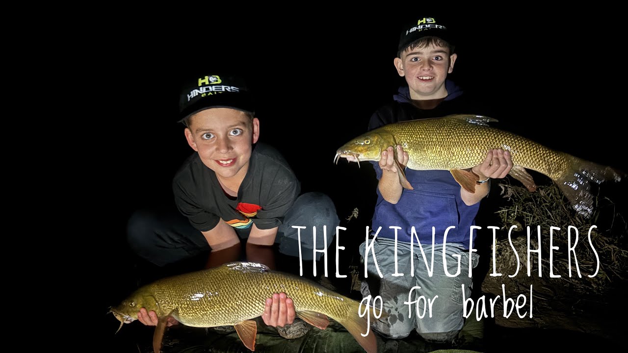 The Kingfishers go barbel fishing on the River Wye