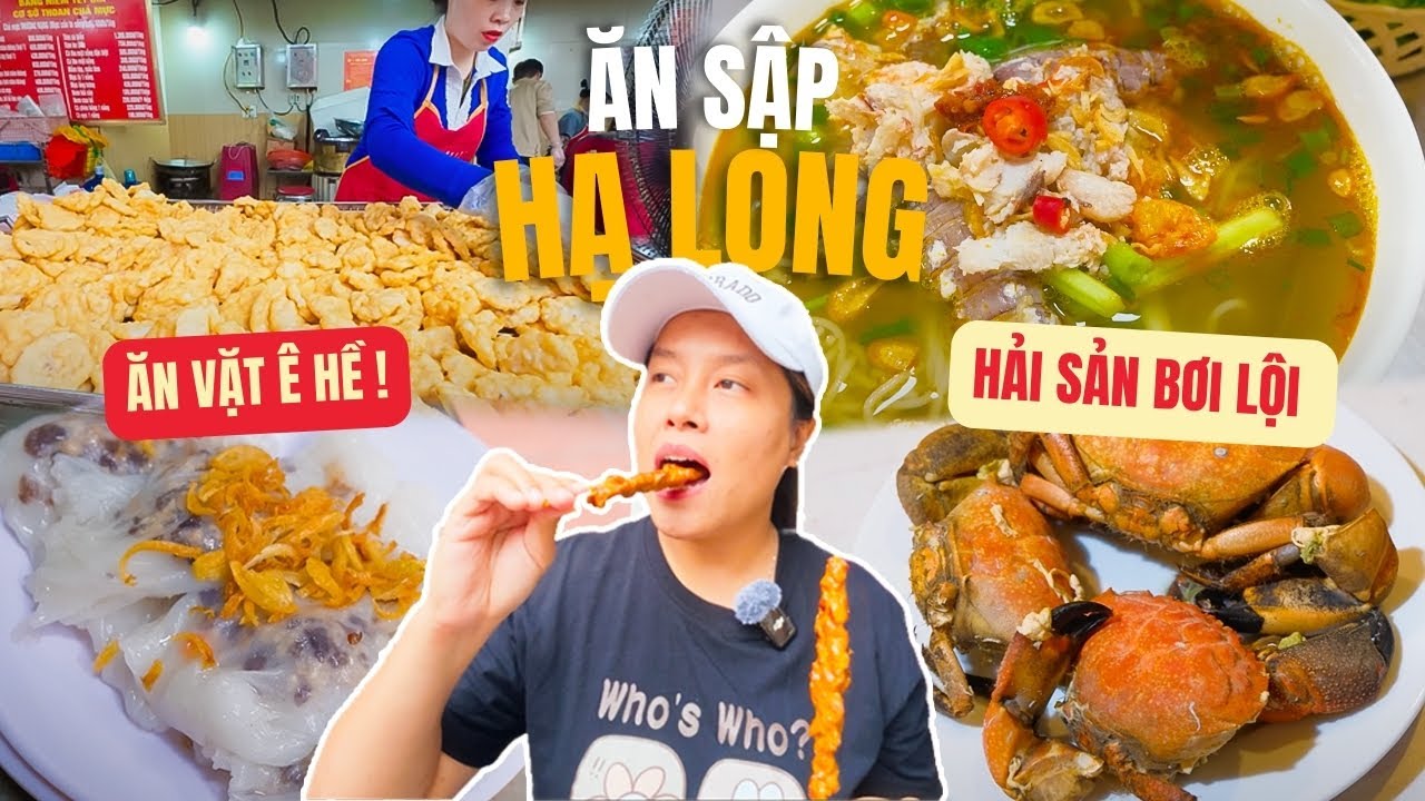 Ăn Sập Hạ Long : Hải Sản Bơi Tung Tăng - Ăn Vặt Ê Hề ! | Du Lịch Quảng Ninh