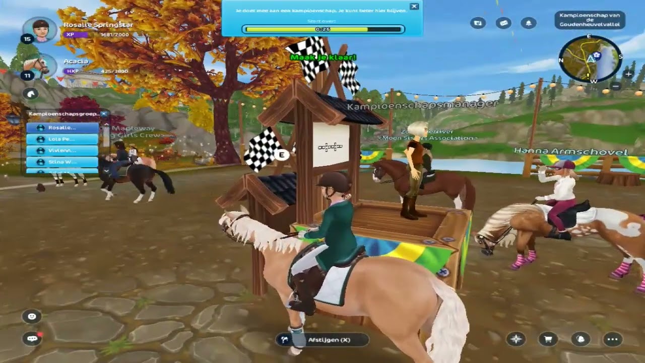 champ rijden!!!