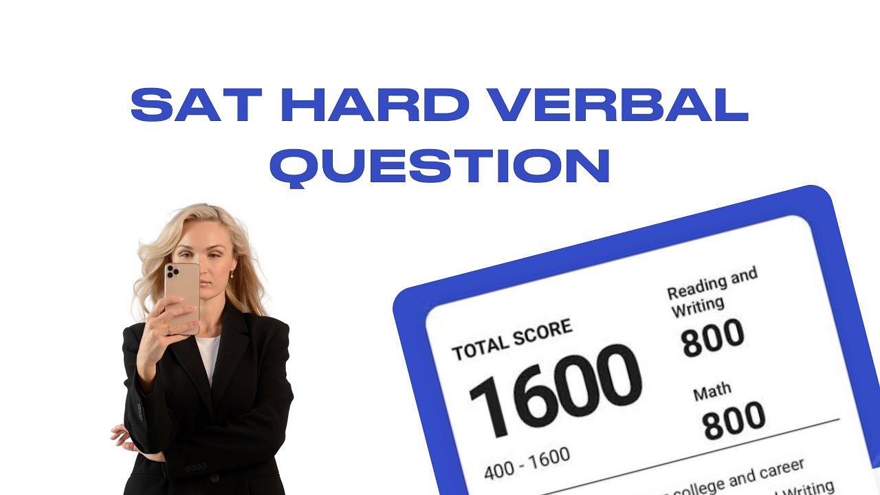 Digital SAT Verbal: NEW Tricky Question Type