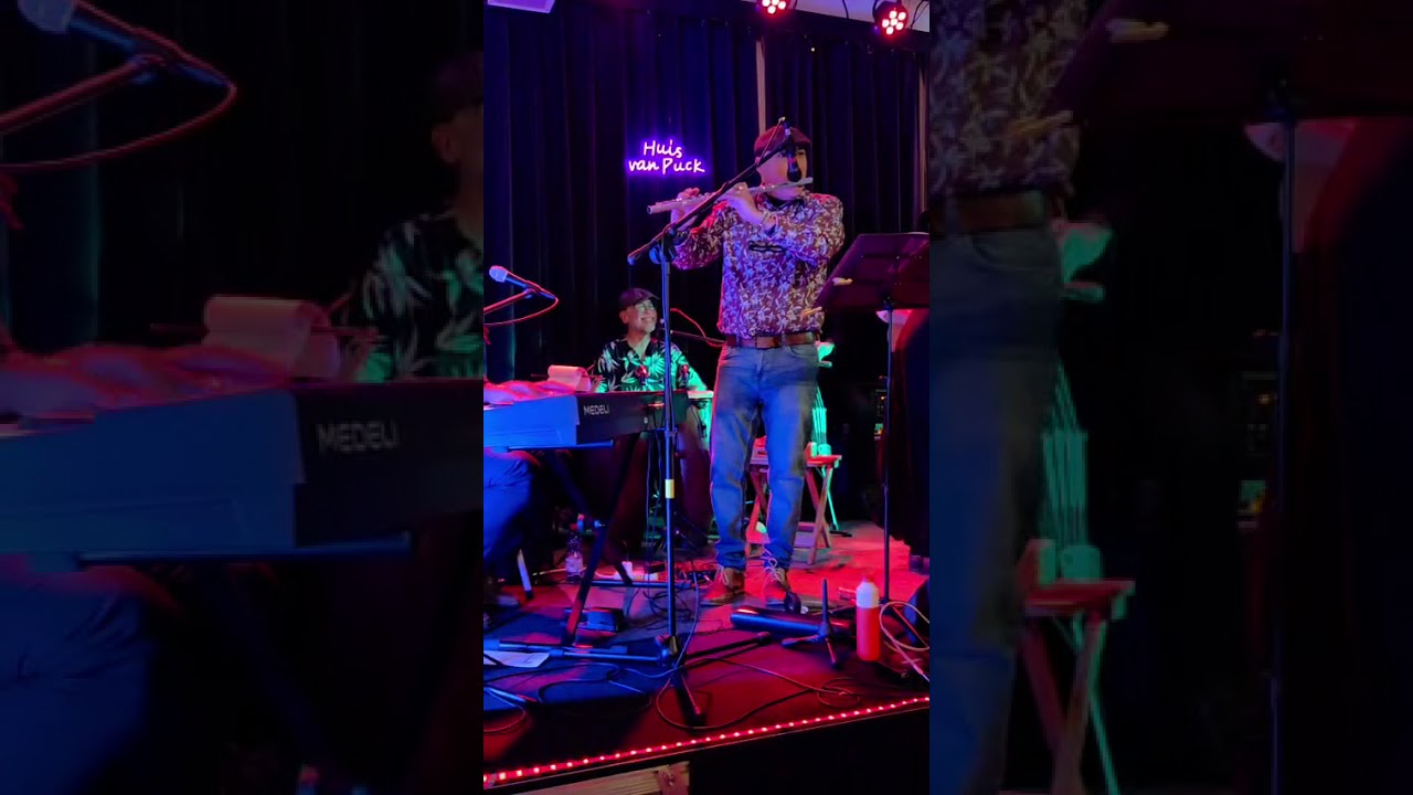 11 februari 2026. Manuel  Coya (Flauta ) con Cuba Social Club.