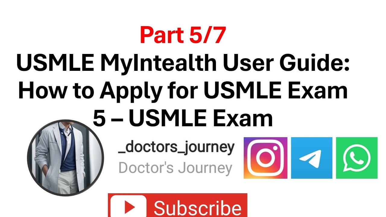 [USMLE] Руководство пользователя MyIntealth | Экзамен USMLE | Как зарегистрироваться на USMLE | Ч...