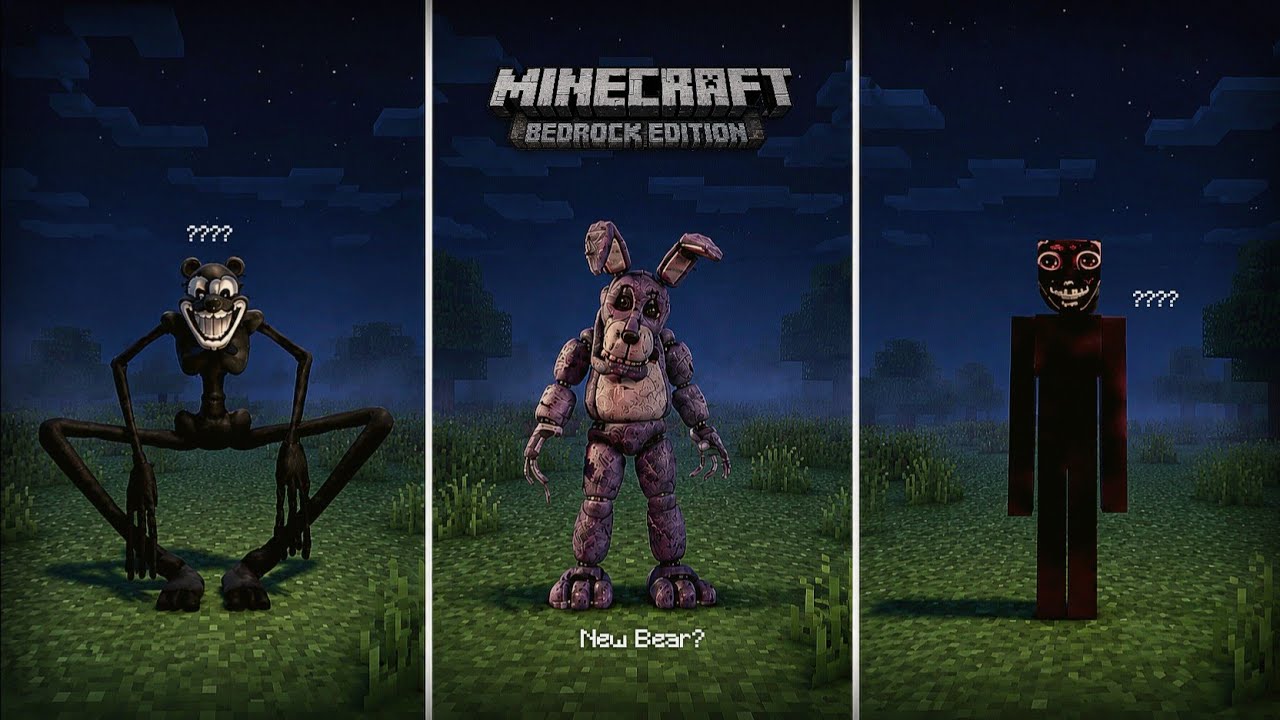 7 Minecraft New Horror Mods For BEDROCK/POCKET EDITION | Minecraft Horror Mods For Bedrock Edition