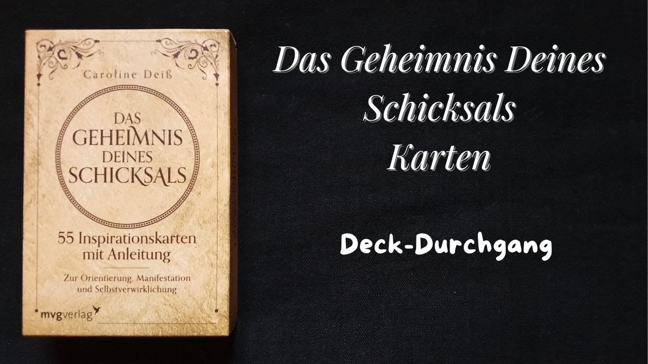 Das Geheimnis deines Schicksals | Kartenübersicht (ohne Musik)