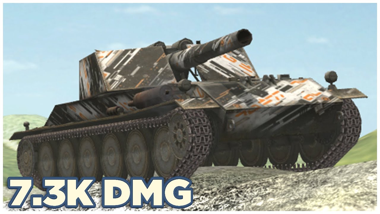 Rhm.-Borsig Waffenträger • 7.3К УРОНА • 5 ФРАГОВ • WoT Blitz