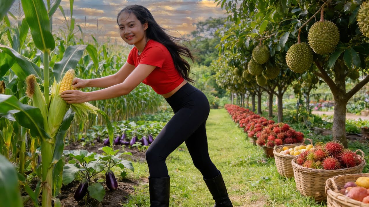 Grow And Harvest Sweet Corn To Sell At The Market And Cook – Leave The City To Live A Simple Life