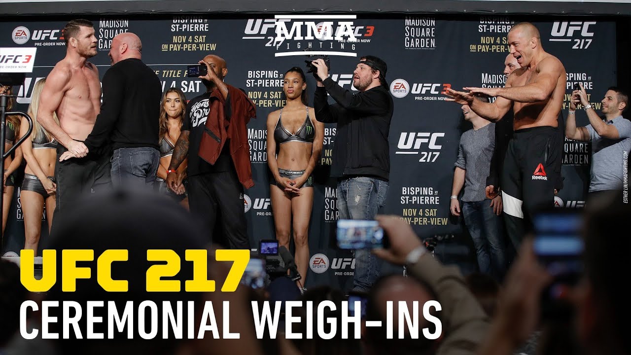 UFC 217 Ceremonial Weigh-In Video - MMA Fighting
