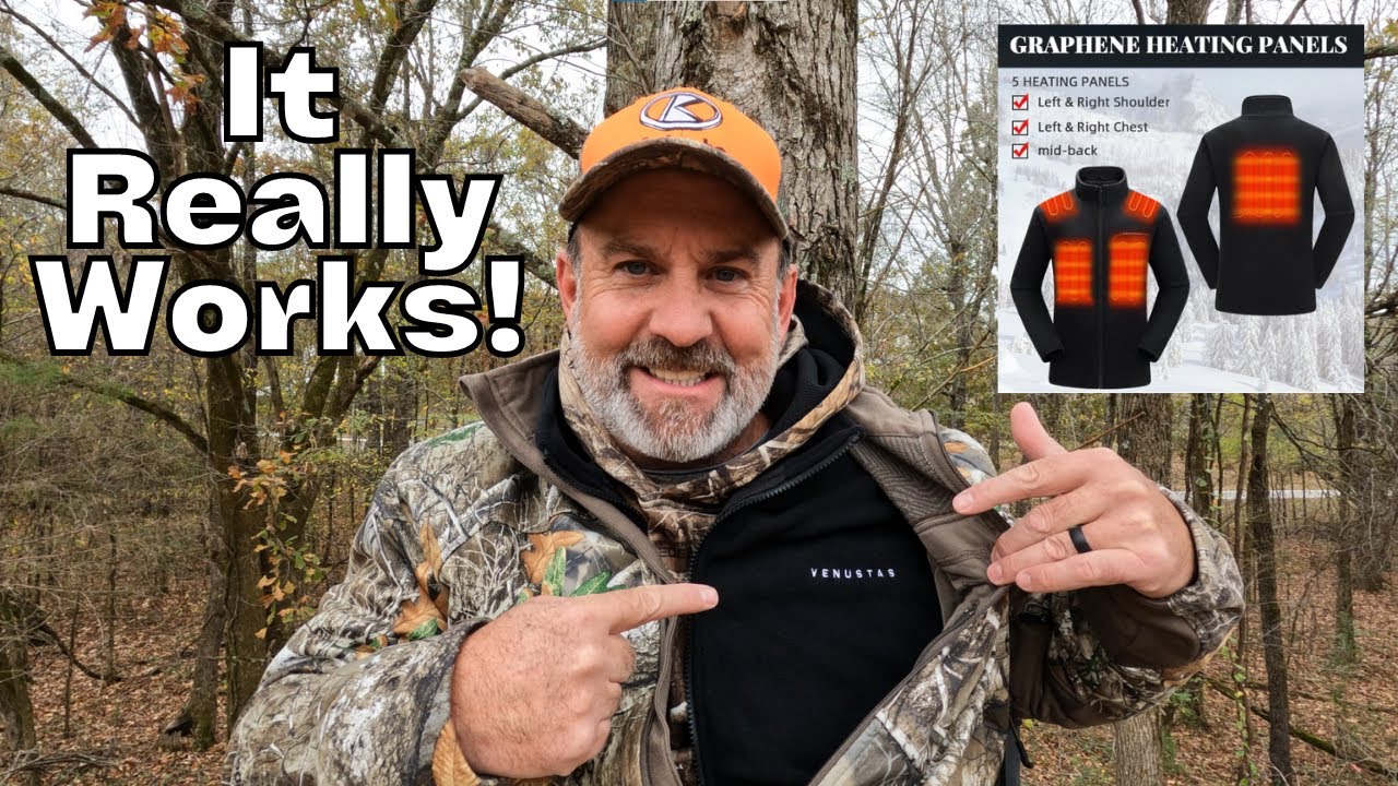 It Kept Me Warm! | VENUSTAS Heated Jacket | 7.4V 3-in-1 Jacket REVIEW | Hunting & Motorcycle Tested