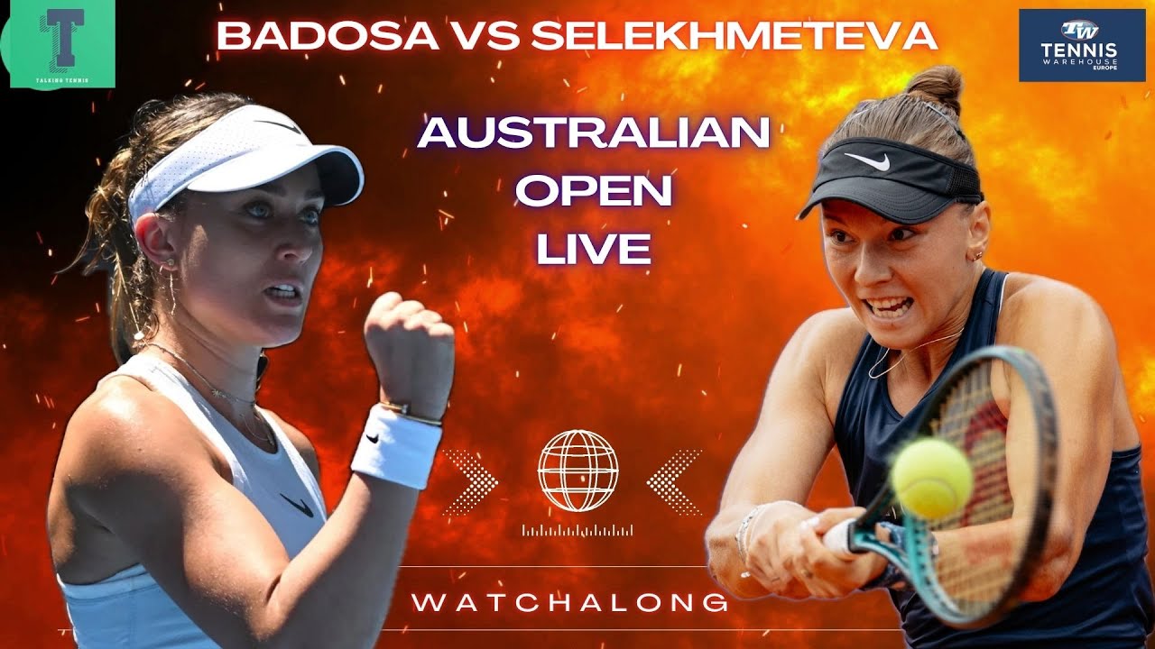 🎾 Paula Badosa vs Oksana Selekhmeteva | Australian Open | Round 2 | LIVE Tennis Watchalong 🇦🇺🔥