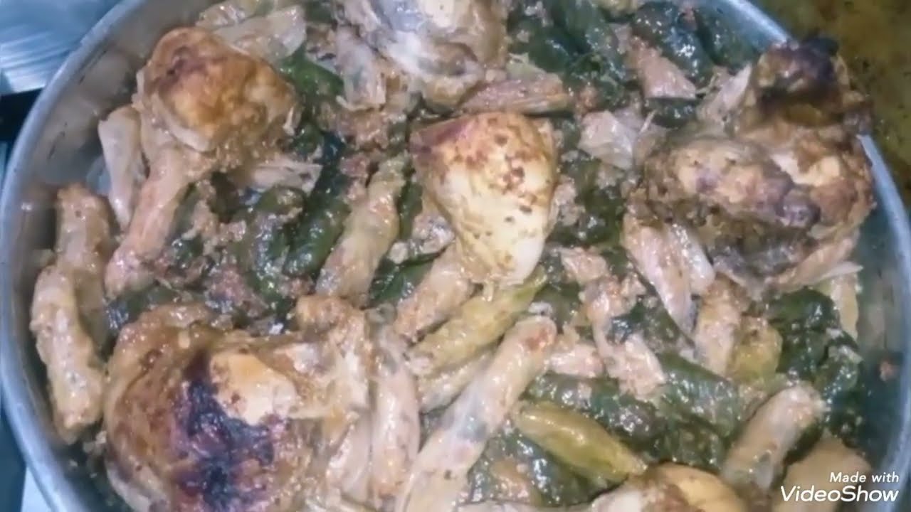 محشي مشكل و فراخ مشويه في الفرن تحفة😋