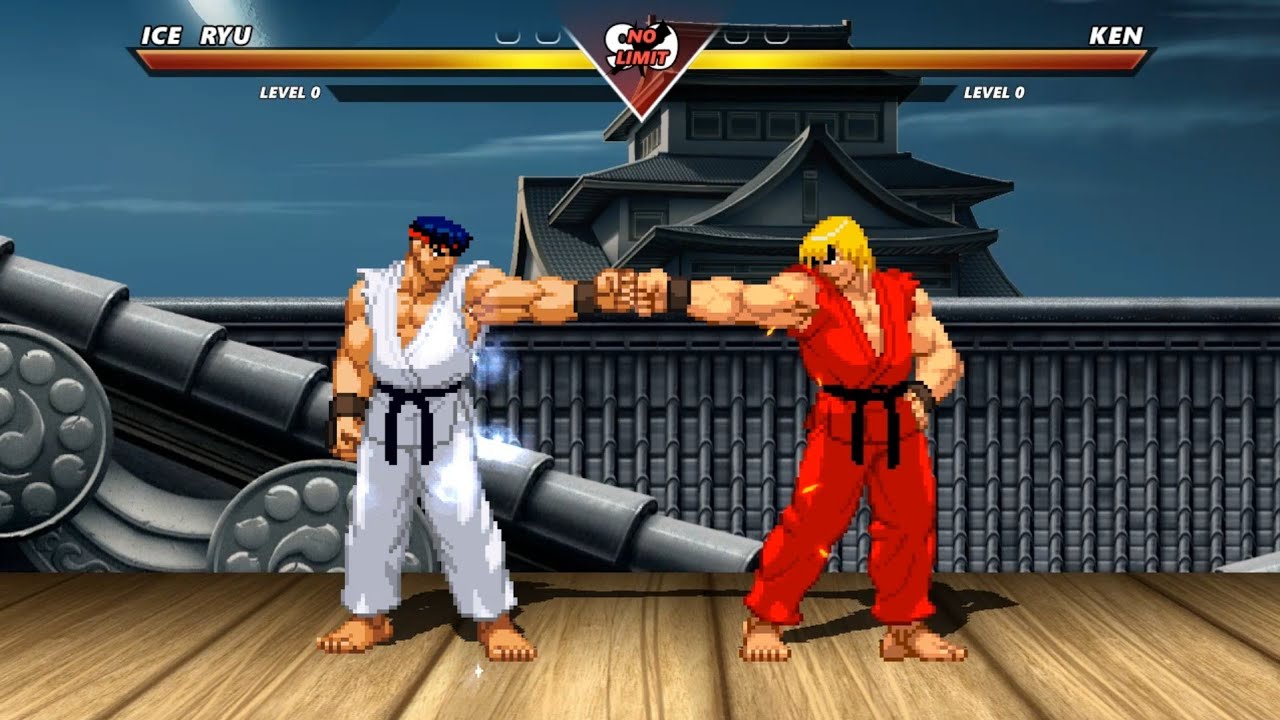 ICE RYU vs FIRE KEN - The most epic fight ever made!