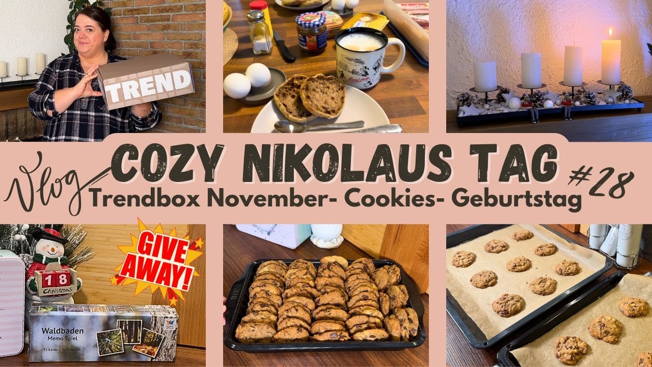🎄XMAS Vlog: DIY Deko, TrendBox Dezember 🎁 | Lieblings-Cookies 🍪 & Birthday Highlights & Verlosung