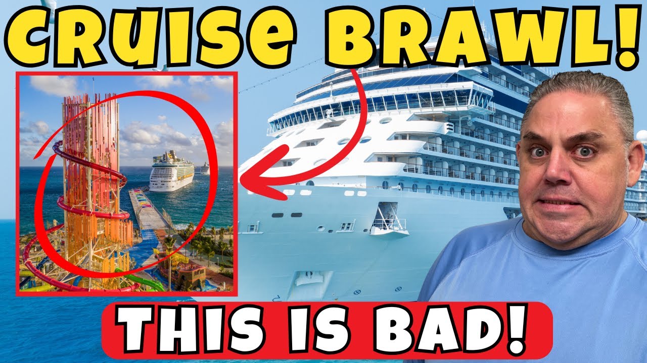 На лайнере Coco Cay компании Royal Caribbean вспыхнула драка!
