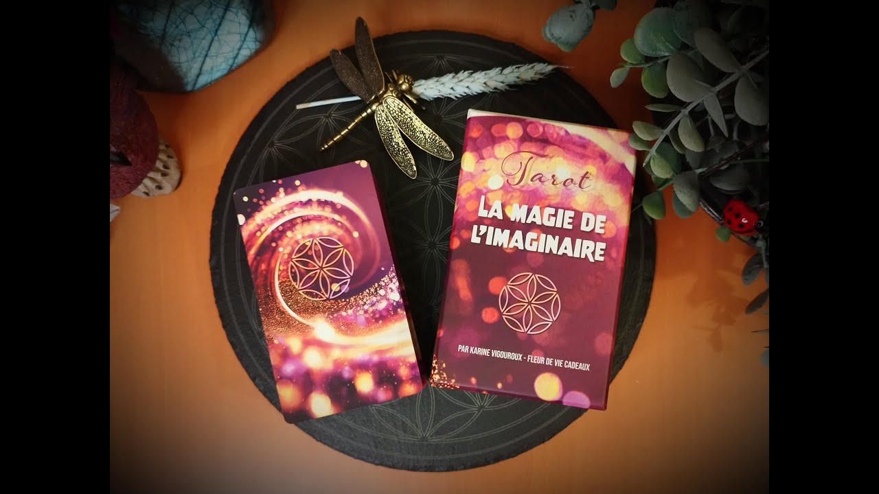 Le Tarot La Magie de l'imaginaire (Version mat) de Karine Vigouroux @FleurdeVieCadeaux