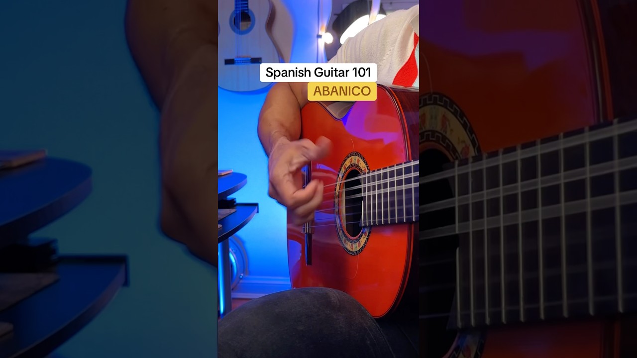 Easy But Fast Flamenco Guitar Technique | Abanico