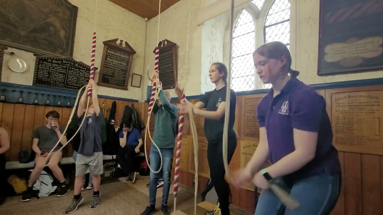 Bell Ringing at Reading Minster, Berkshire