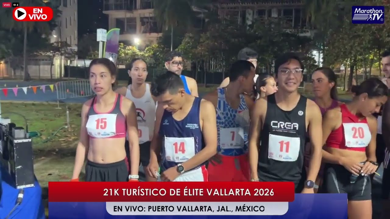 EN VIVO: Medio Maratón Turístico Puerto Vallarta 2026.