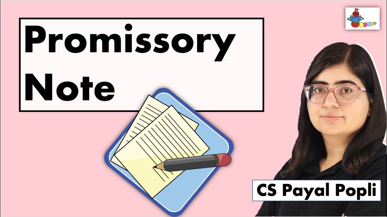Promissory Note | Meaning of Promissory Note | वचन पत्र | Promissory Note explained in Hindi