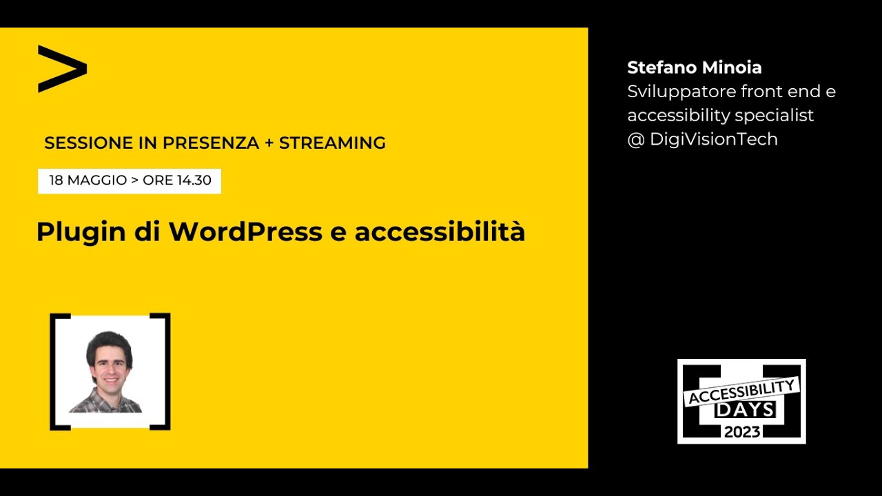 Plugin di WordPress e accessibilità